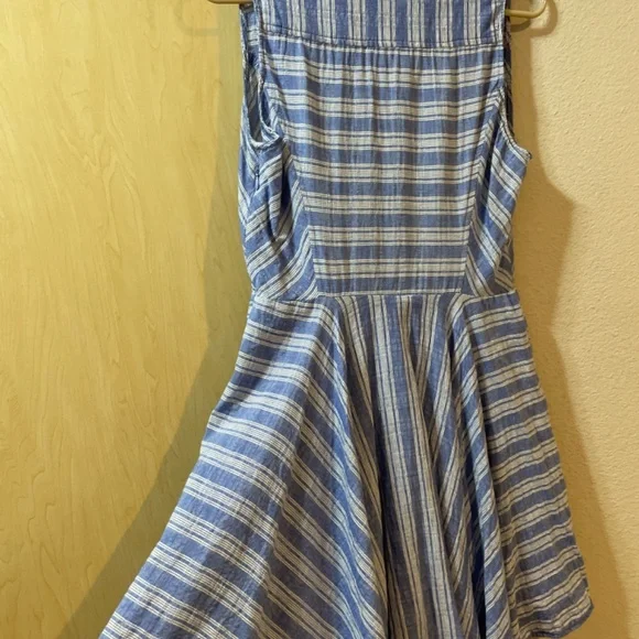 Women Large Vintage Country Girl Picnic Dress Button Down Chest Collar - Picture 5 of 7